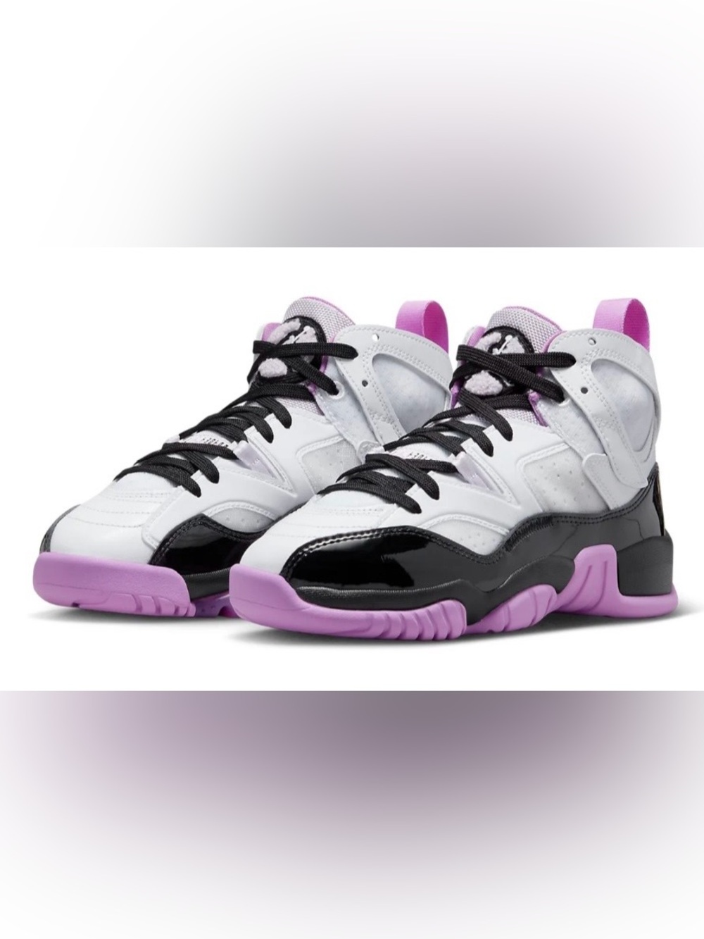Jordan Size 5.5Y Kids (GS) Air Jordan Jumpman White Barely Grape New DQ8431-105